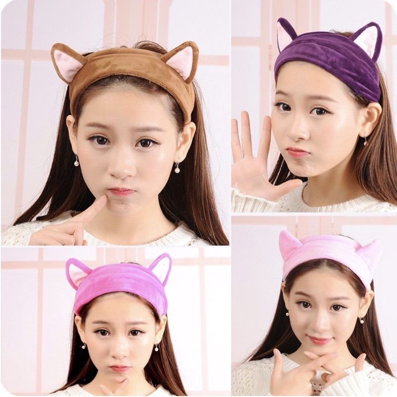 [BISA COD] Bandana bando maskeran telinga kucing || Bandana Bando Untuk Maskeran || mbcskin || Hanif