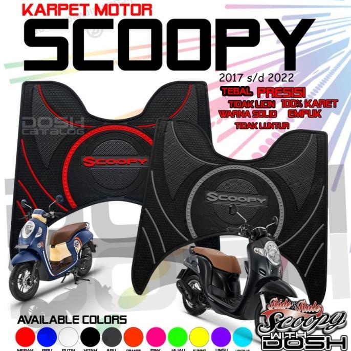 Karpet Motor Scoopy Tahun 2017 Sd 2022 Aksesoris Motor Scoopy Karpet M