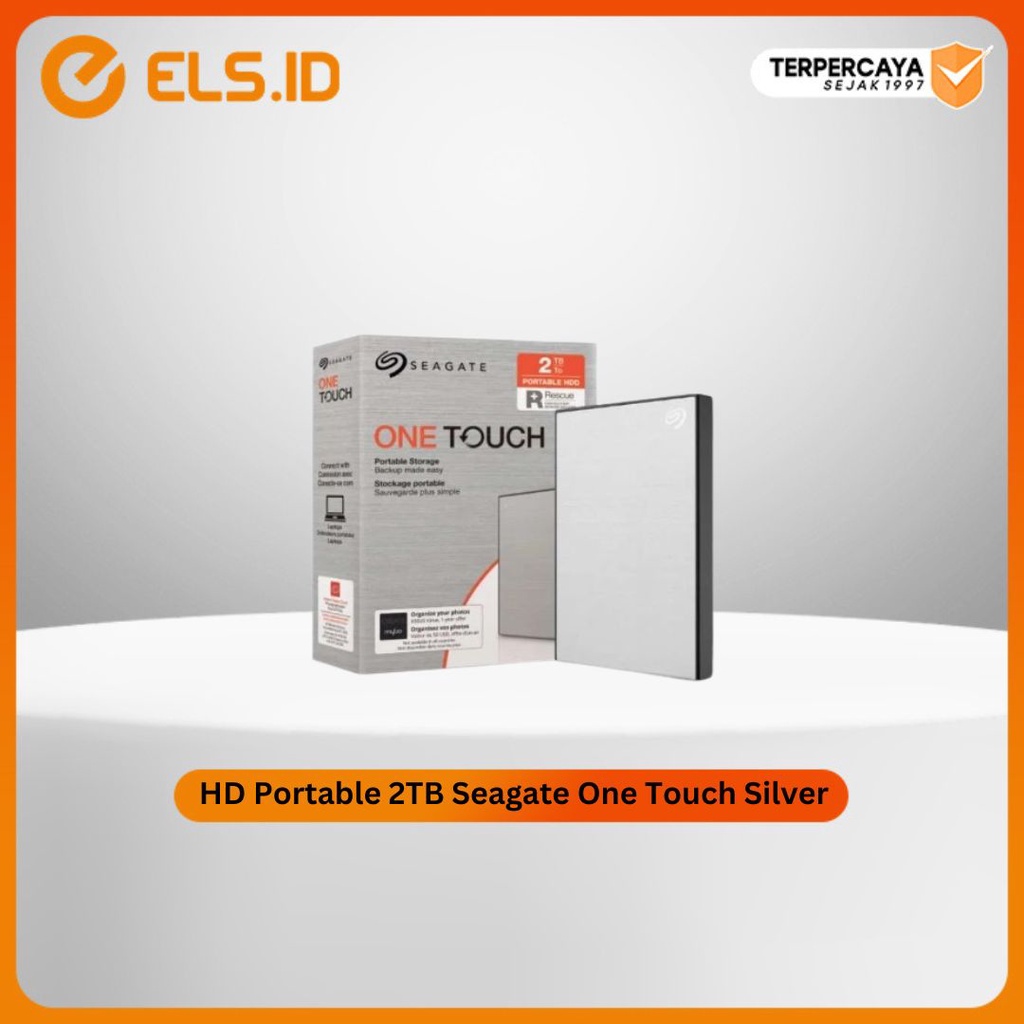 HD Portable 2TB Seagate One Touch Silver