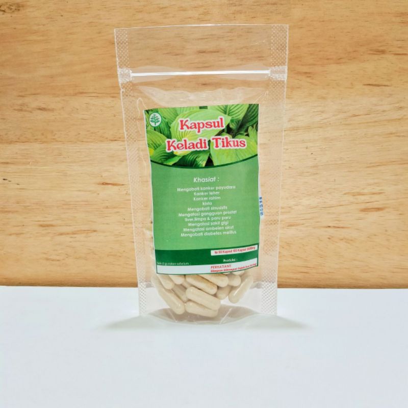 KELADI TIKUS ISI 100 Kapsul | KAPSUL BIANG KELADI TIKUS