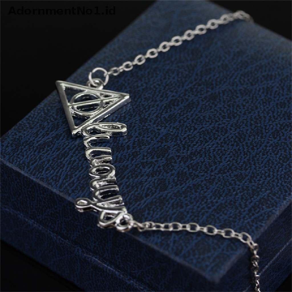 [AdornmentNo1] Kalung Rantai Liontin Harry Potter Death Hollow Always Untuk Perhiasan Pria Wanita [ID]