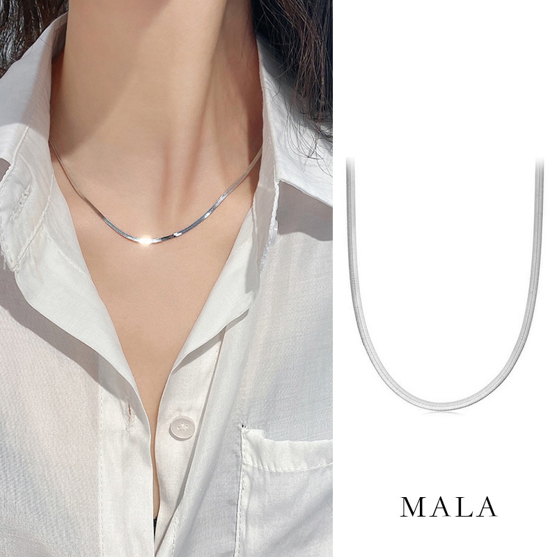 Kalung Choker Bahan Titanium Steel Gaya Korea Untuk Unisex