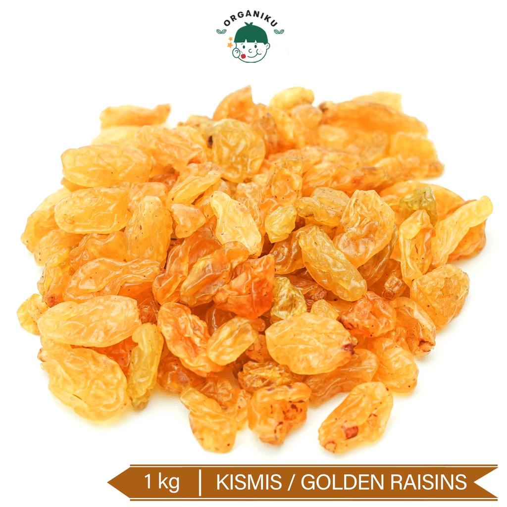 Golden Raisins /Yellow Raisins / Kismis Kuning 1kg