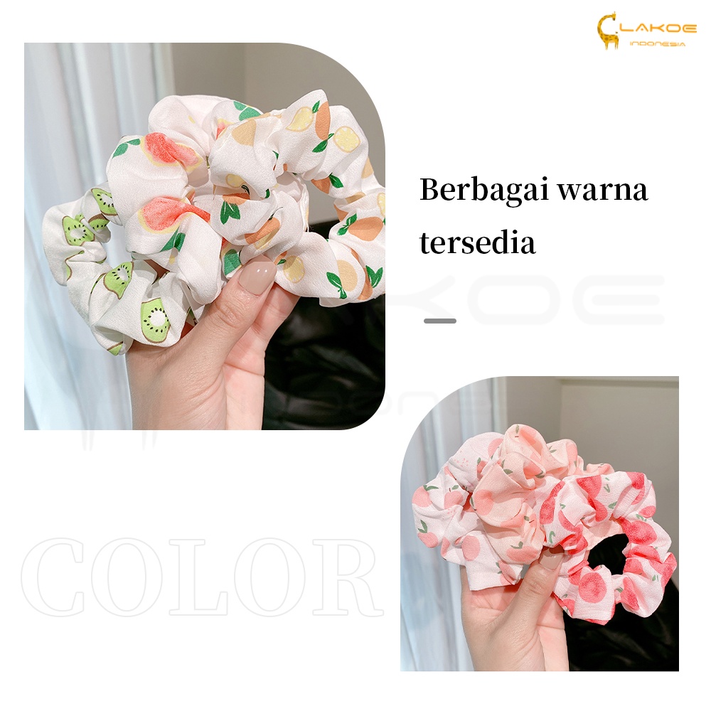 Ikat Rambut Korea Scrunchie Kunciran Rambut Karet