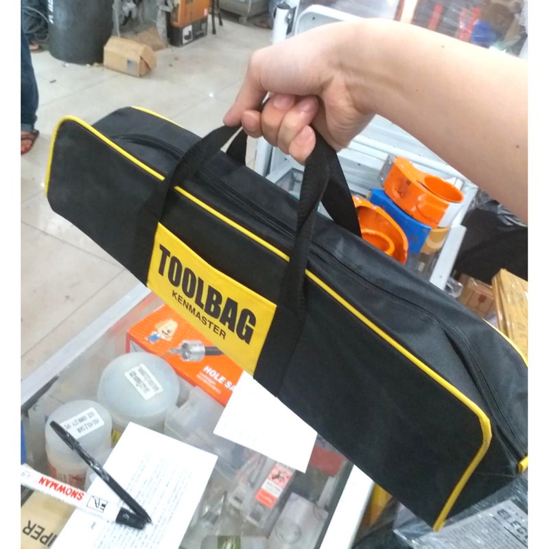 Tas peralatan KENMASTER Tas perkakas kuning tas tukang toolbag tool bag MURAH