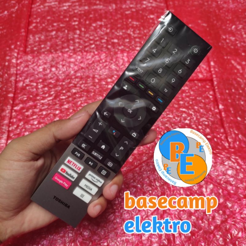 Remot TV TOSHIBA Android TV V35KP C350KP M550KP Series 100% Original Bonus Batu Baterai AAA 4 Pcs 32