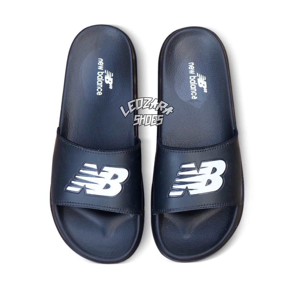 Sandal Slide Pria Hitam Putih All Varian Brand High Quality Material Karet 39 40 41 42 43