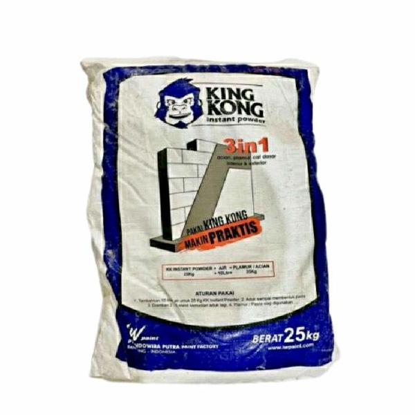 Kingkong Instan Powder Plamir Acian Lem Hebel 25 KG
