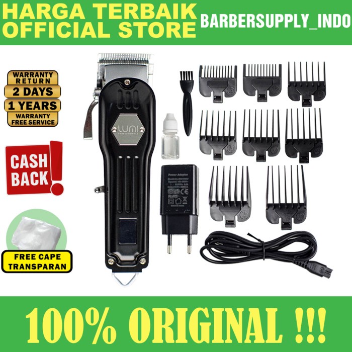 Lumi Professionals Nero Cordless Hair Clipper Alat Cukur Rambut