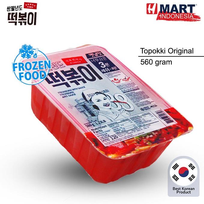 

Topokki 88 Tteokbokki Original 560gr - Kue Beras Korea Dgn Saus Pedas