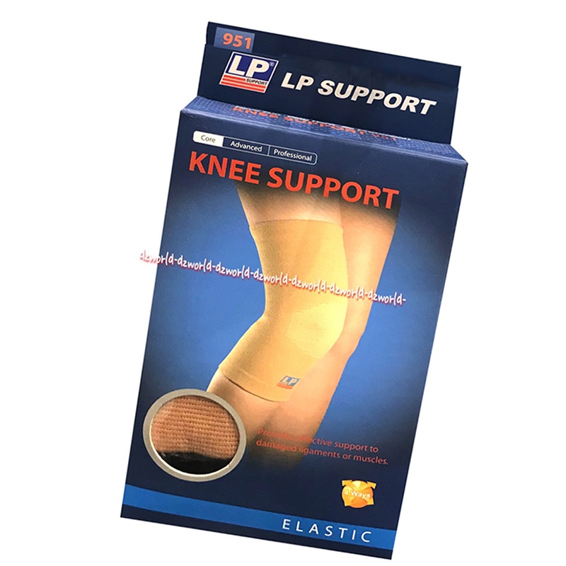 LP Support Knee Support Elastic Alat Untuk Menyangga Lutut Cedera Atau Terluka Deker Lutut Bahan Kain Elastis Karet Lpsupport Lp Supor