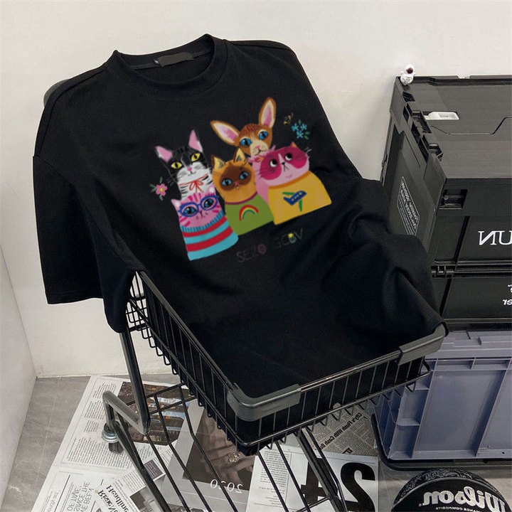 RDGF official shop kemeja leher bulat kaos pria terbaru 2023 baju kaos oversize kaos hitam oversize PRIA &amp; WANITA (UNISEX)