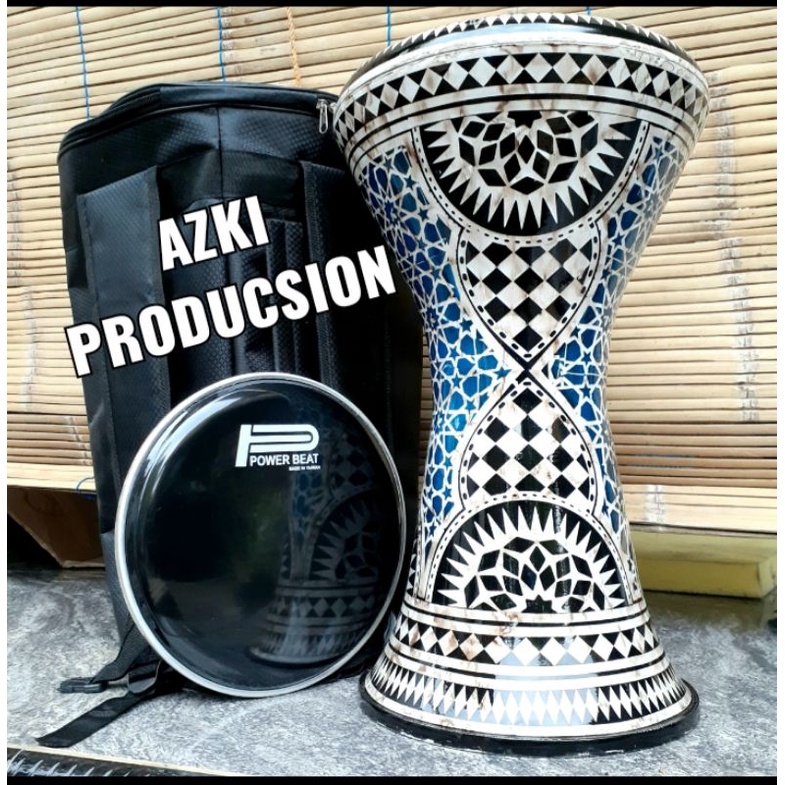 DARBUKA SOMBATY 9INC + TAS MOTIF TERBARU( FREE KUNCI L)⭐⭐⭐⭐⭐