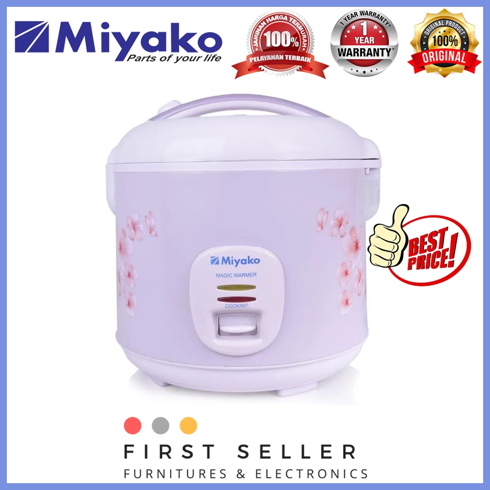 MIYAKO RICE COOKER / MAGIC COM MCM 509 / MCM-509 (1,8 L) GARANSI RESMI - 509 + PENGUKUS