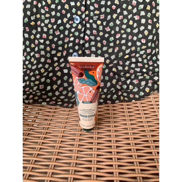 The Body Shop Original Spiced Orange Vanilla Cinnamon Hand Balm Hand Cream 30ml