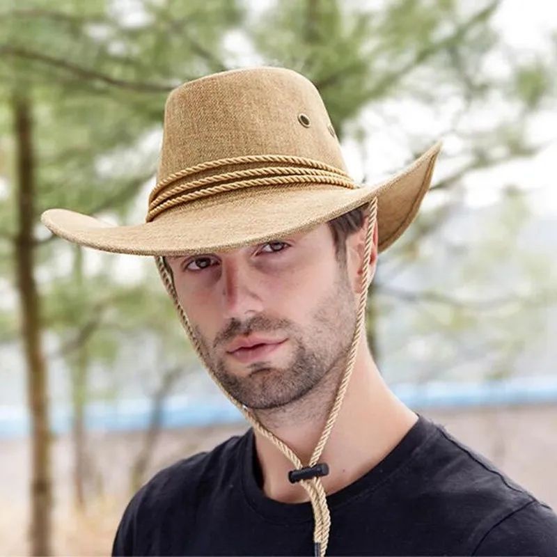 topi cowboys topi tambang pria import