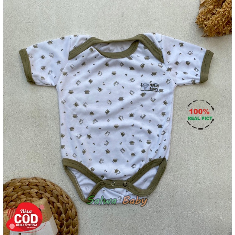 Isi 3 PCS Jumper Bayi Baru Lahir Jumsuit Bayi Usia 0-3 Bulan Anababy