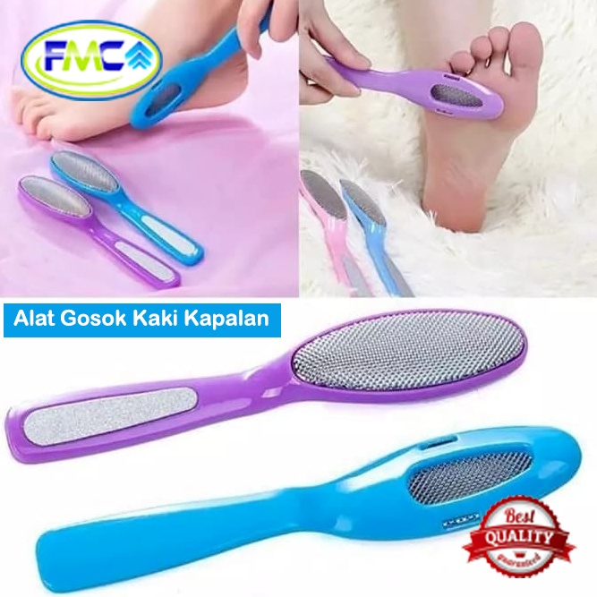 Alat Gosok Kaki Kapalan Penggosok Kaki Pecah Pecah Alat Pedicure 2 Sisi Perawatan Kaki Penghalus Tumit