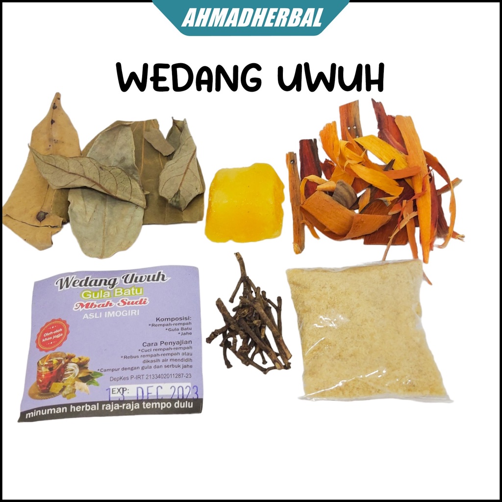 

wedang uwuh gula batu | rasa tradisional khas jawa | rasa manis dan segar 1 sachet