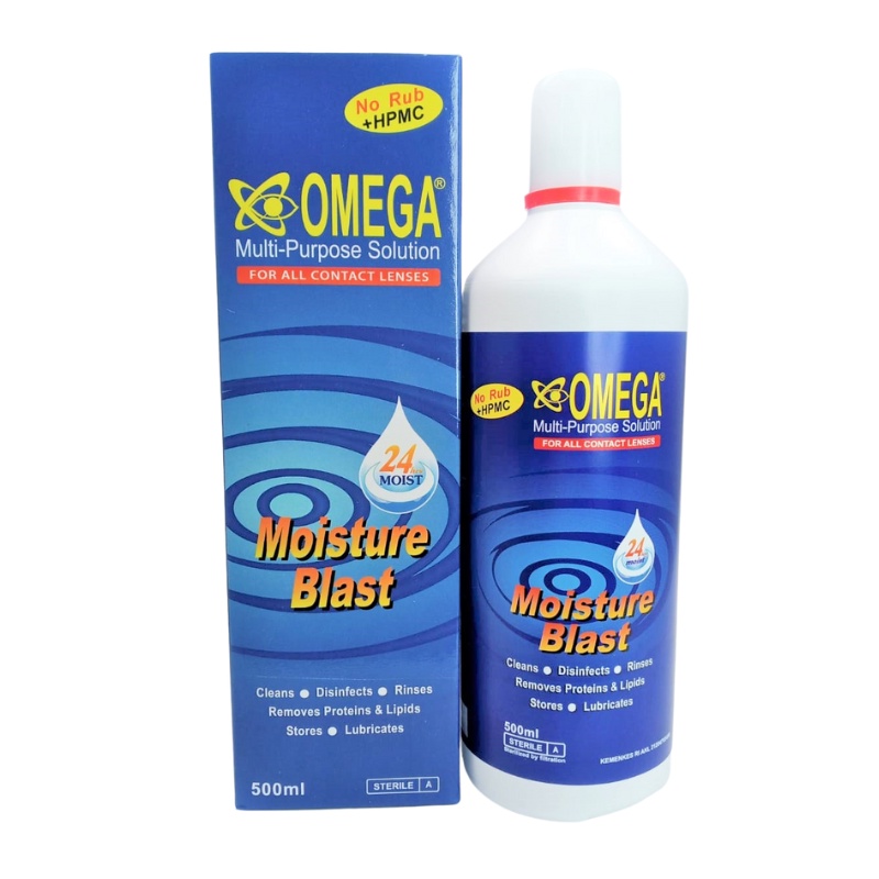 Omega Moisture Blast 500ml solution air softlens