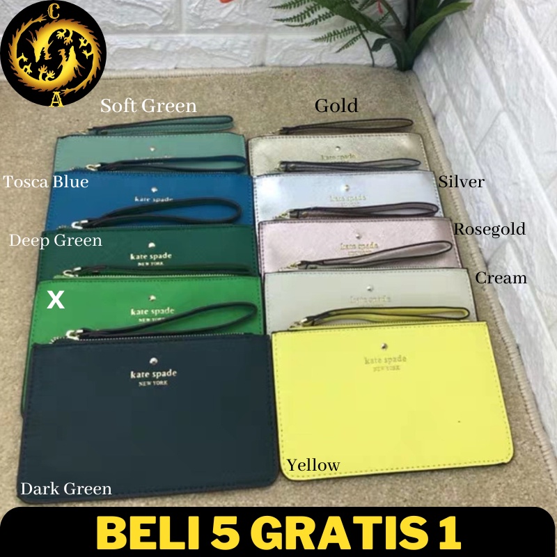 PART 3 COLOUR WRISTLET IMPORT / CLUTCH WANITA - BELI 5 GRATIS 1