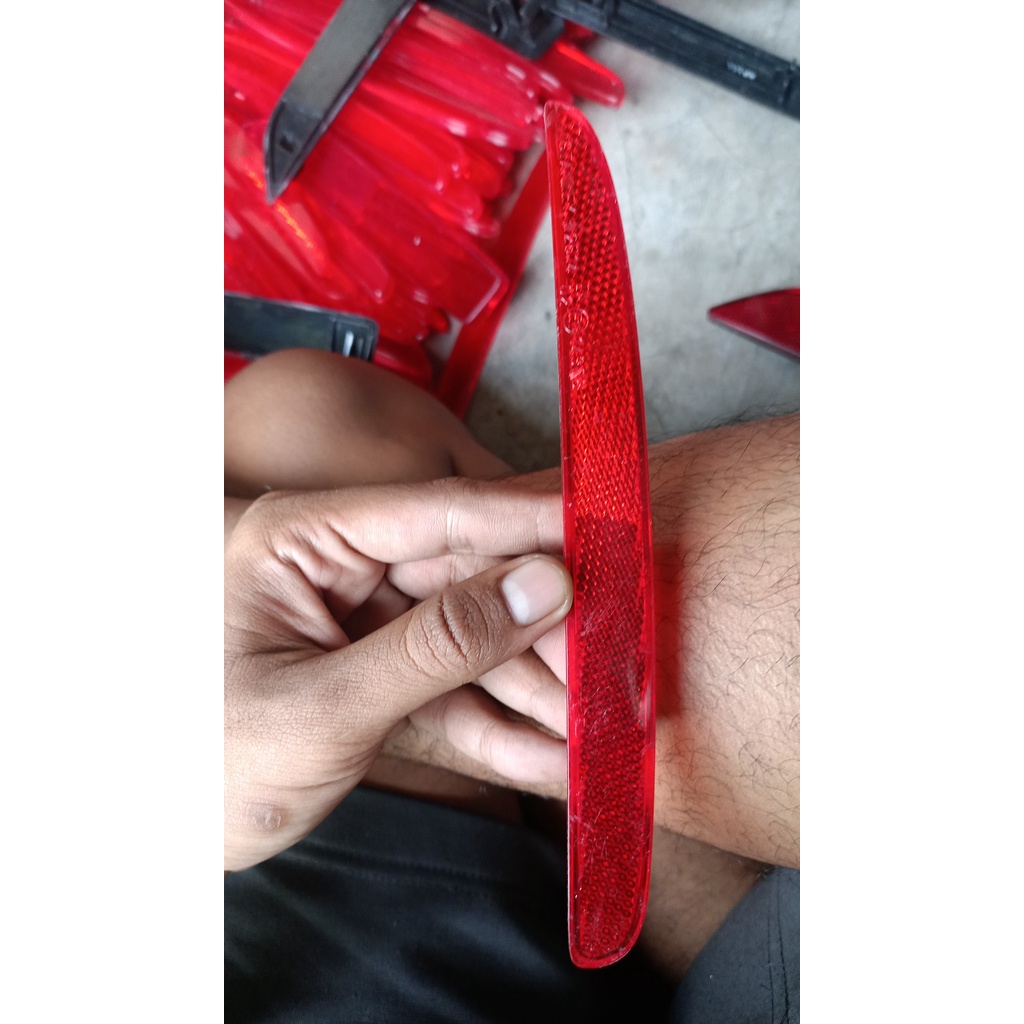 Mika mata kucing lampu bemper belakang honda civic turbo jazz rs crv