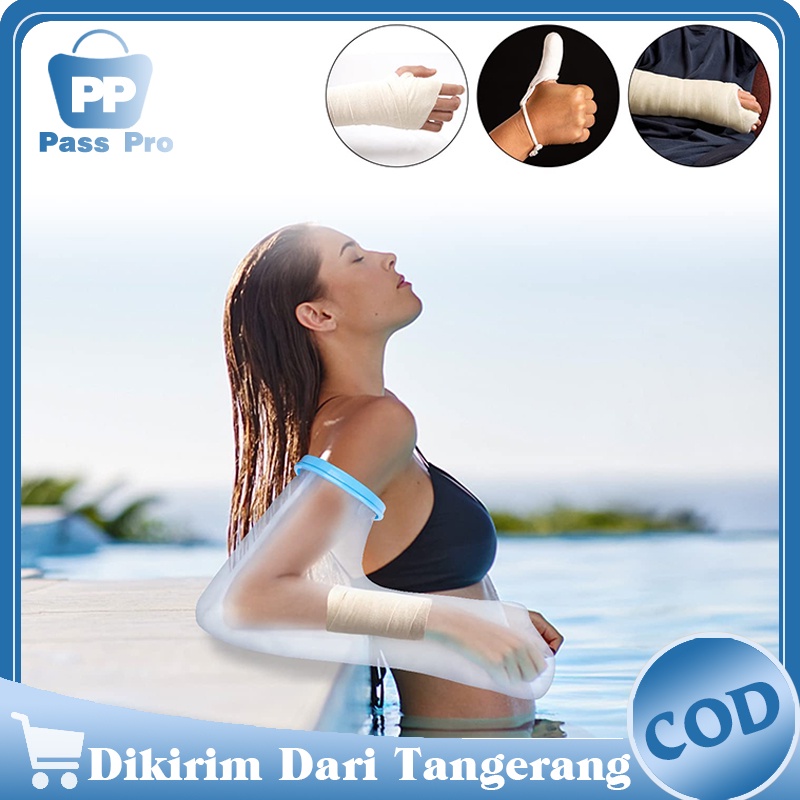 Penutup Luka Tahan Air Cover Pelindung Gips Tangan Kaki Lutut Dewasa Untuk Shower Cover Waterproof
