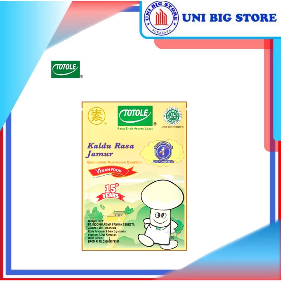 

Totole Kaldu Jamur Mushroom Seasoning Powder 40 gram