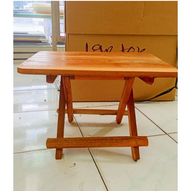 Meja Belajar / Meja Lipat Kayu Jati kecil 30x40