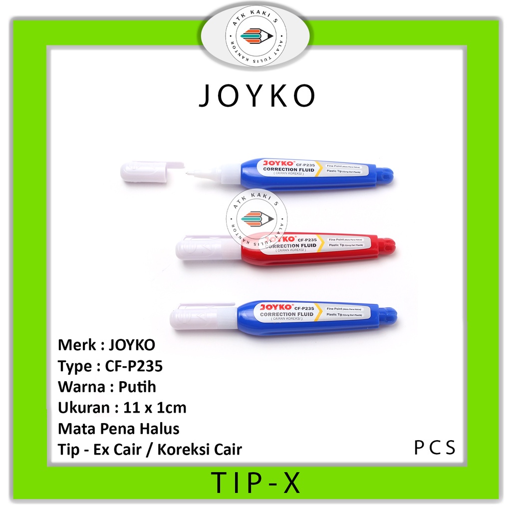 

JOYKO - Correction Fluid Tip-x Cair CF-P235 - PCS
