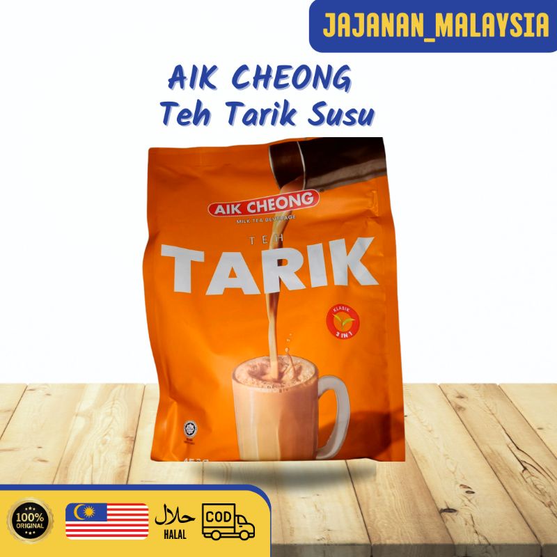 Jual New Product Aik Cheong Teh Tarik Milk Tea Import Malaysia Berat Gram Kemasan Sachet