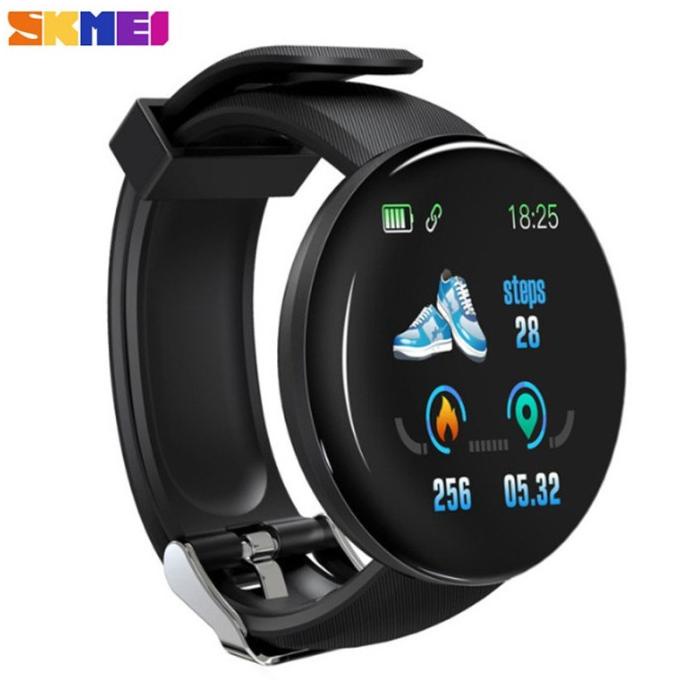 Jam Tangan Pria Digital Original Skmei D18 Smartwatch Bluetooth HOT SALE
