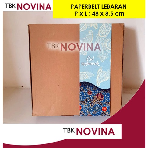 [1 LEMBAR] PAPER BELT LEBARAN / PITA KERTAS KOTAK KUE / PAPERBELT IDUL FITRI