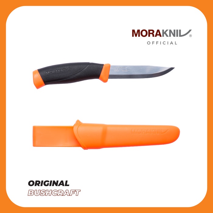 Survival Kit Pisau Morakniv Companion (S) Sport Knife (Sealed) - Stainless Steel