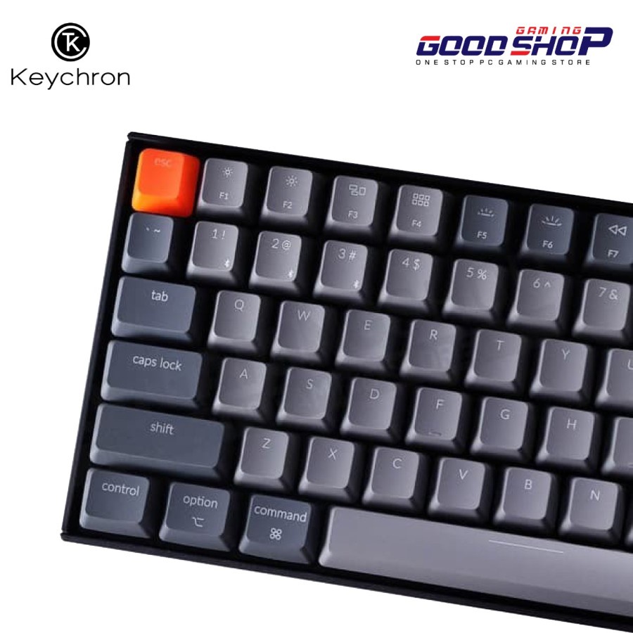 Keychron K2 ver 2 Hot-Swappable RGB Backlight Aluminum Dark Keycap