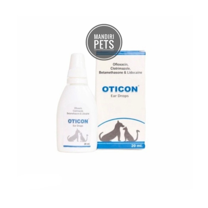 (COD) Oticon Ear Drops 20ml - Oticon Ear Mites Obat Kutu Telinga Anjing