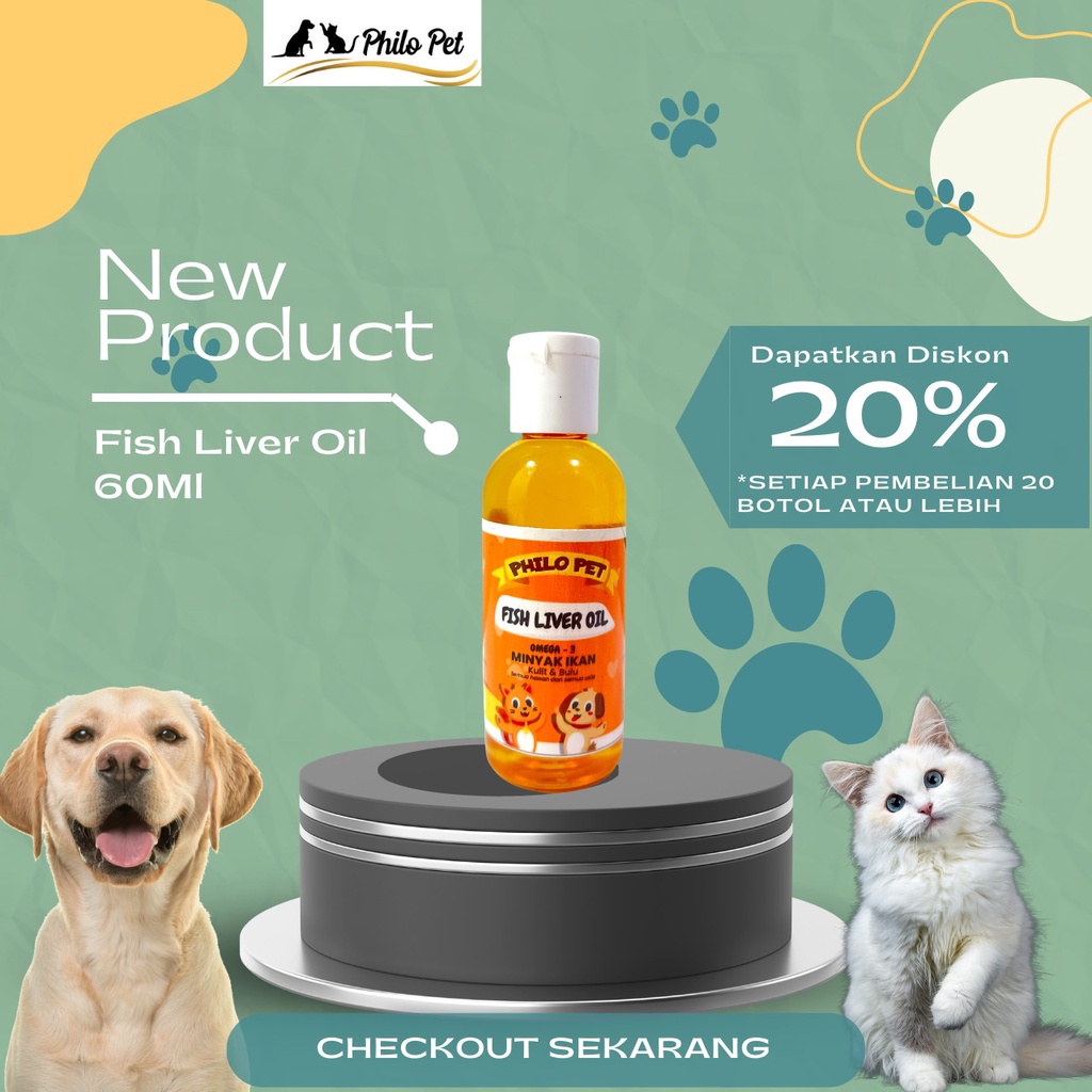 Jual 60ml FISH LIVER OIL / COD LIVER OIL / MINYAK HATI IKAN / VITAMIN