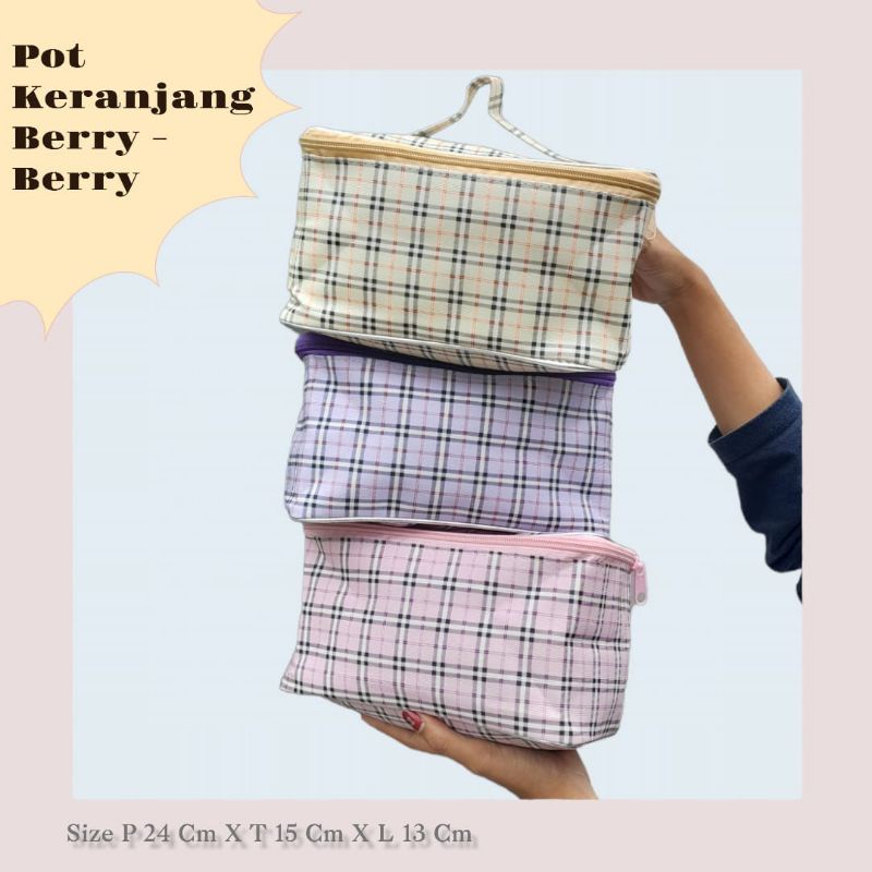 POUCH KOSMETIK ROONA KERANJANG/TAS MAKE UP STYLISH MURAH