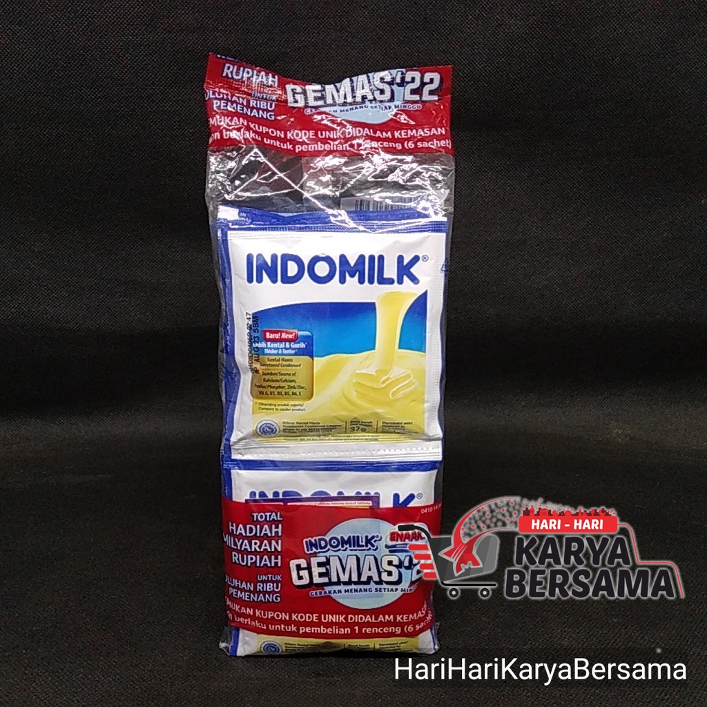 

INDOMILK PLAIN SUSU KENTAL MANIS 6'S X 37GR