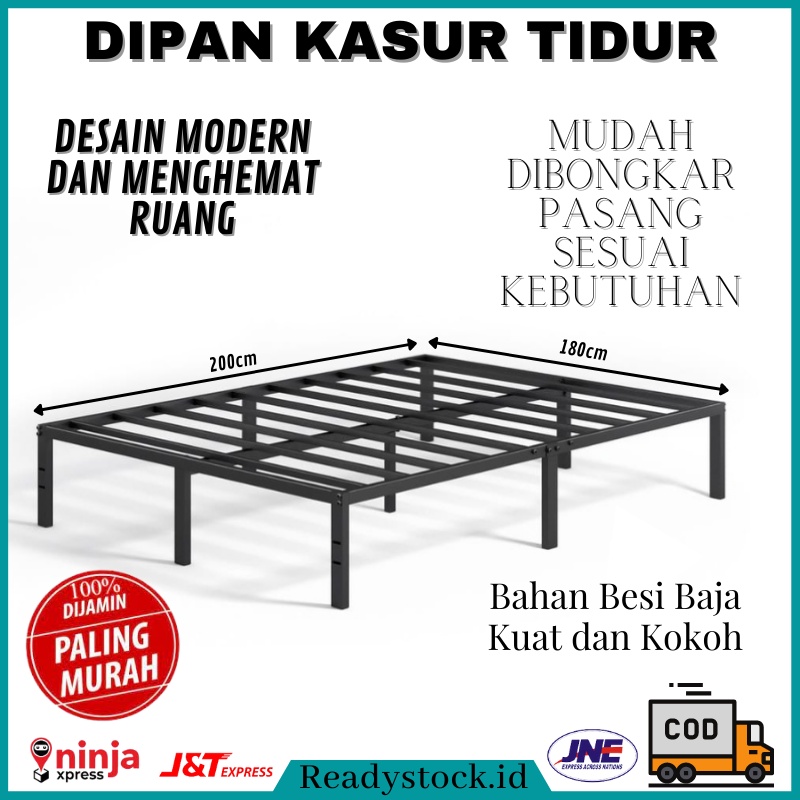 Jual Ranjang Besi Minimalis Dipan Divan Besi Rangka Tempat Tidur Springbed Kasur Ranjang Lipat