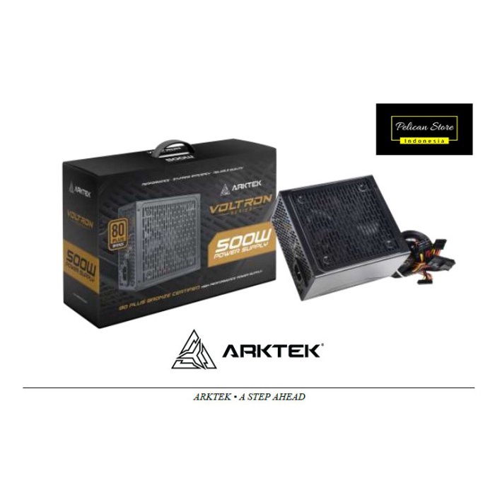 Internal Arktek Psu 500W Voltron Ak-Atx500Wb Power Supply