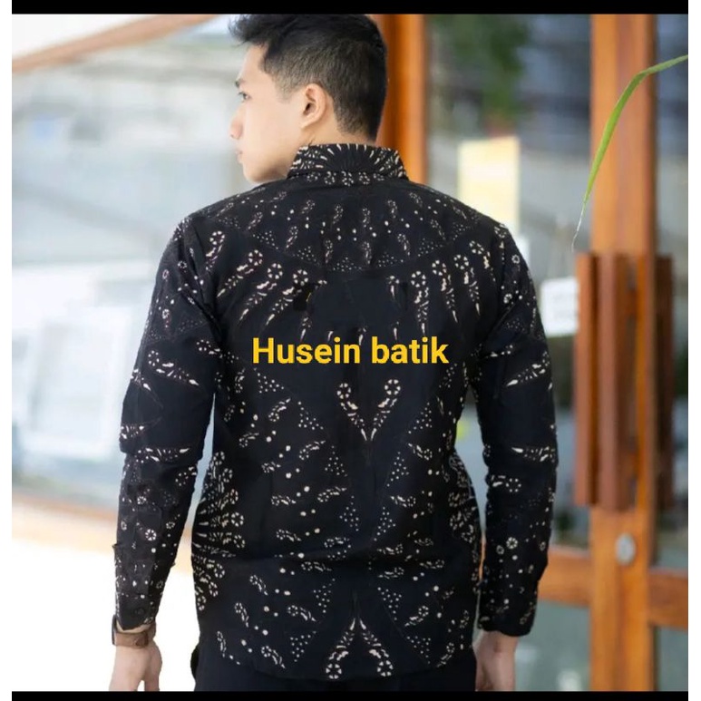 KEMEJA BATIK PRIA SLIMFIT BAHAN KATUN SANFORIS PREMIUM FULL FURING