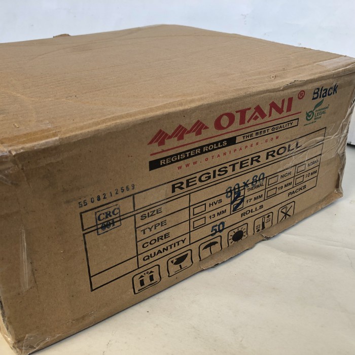 

~~~~~] (1 box) thermal paper Otani 80x80 kertas thermal