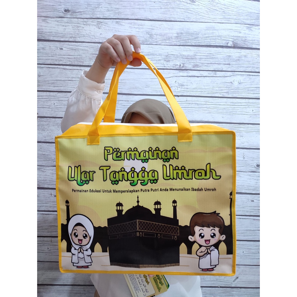 Paket Ular Tangga Jumbo Edukasi Islami Umroh Anak/Paket Edukasi Islami Anak/Paket Kado Anak
