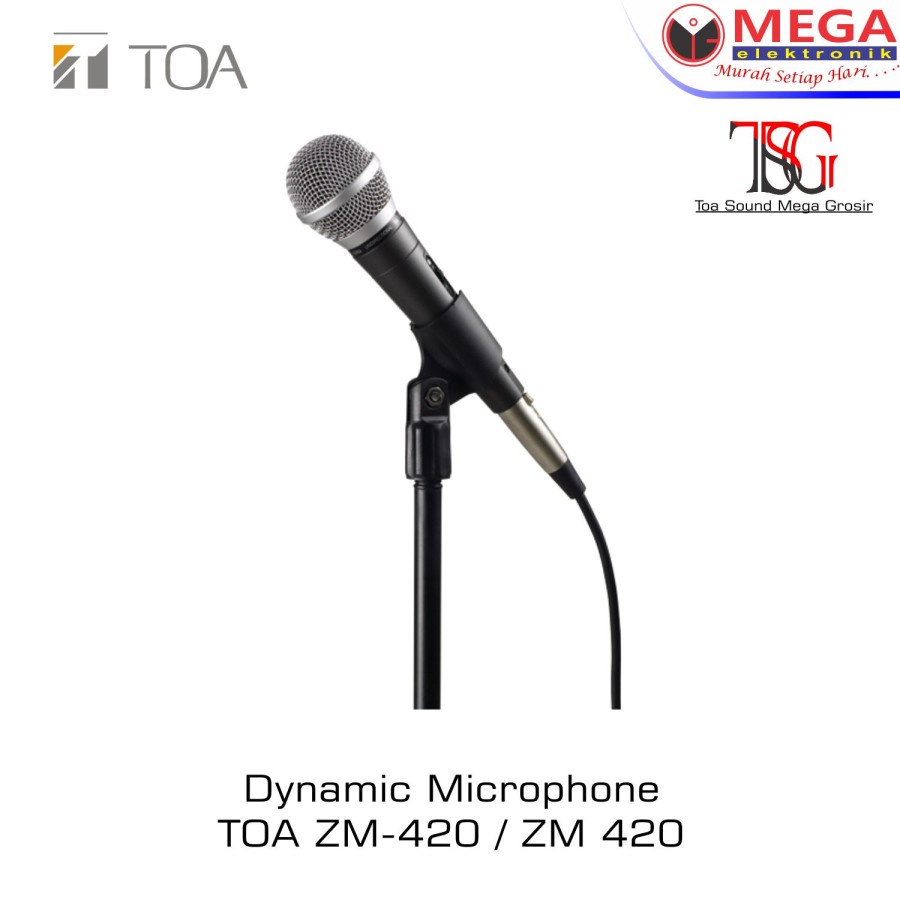 DYNAMIC MICROPHONE TOA ZM-420 / ZM 420