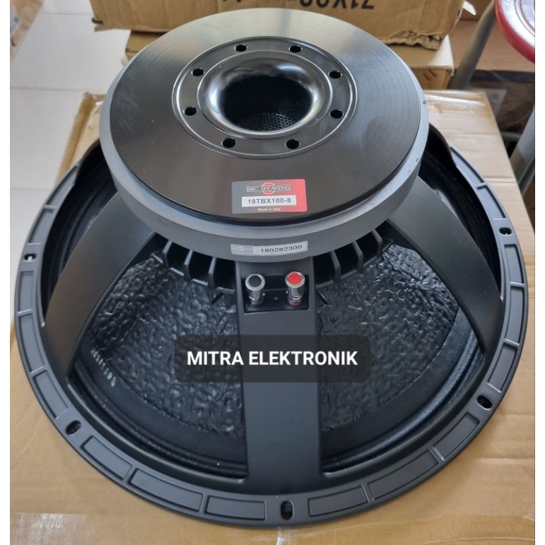 Speaker B&C 18 TBX100 Speaker 18 inch B&C 18 tbx 100 Original Kualitas Bagus Kulit jeruk Coating lua