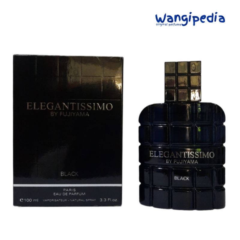Parfum Original Pria Fujiyama Elegantissimo Black EDP