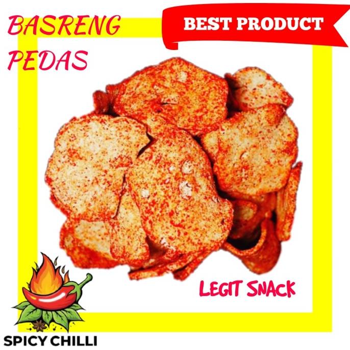 

BASRENG PEDAS / KERIPIK BASO GORENG PEDES / KRIPIK BASKO BALADO