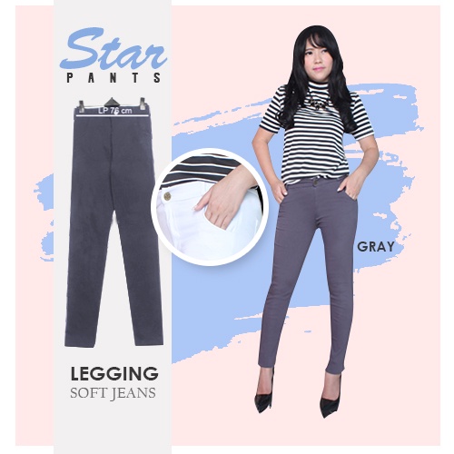HipNop STAR PANTS CELANA PANJANG WANITA CELANA PANJANG POLOS WANITA