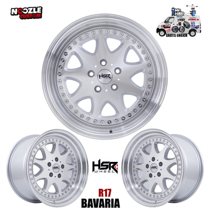 VELG CELONG R17 TYPE HSR BAVARIA PCD 112 PELEK MOBIL RACING ACCORD CIVIC RING 17